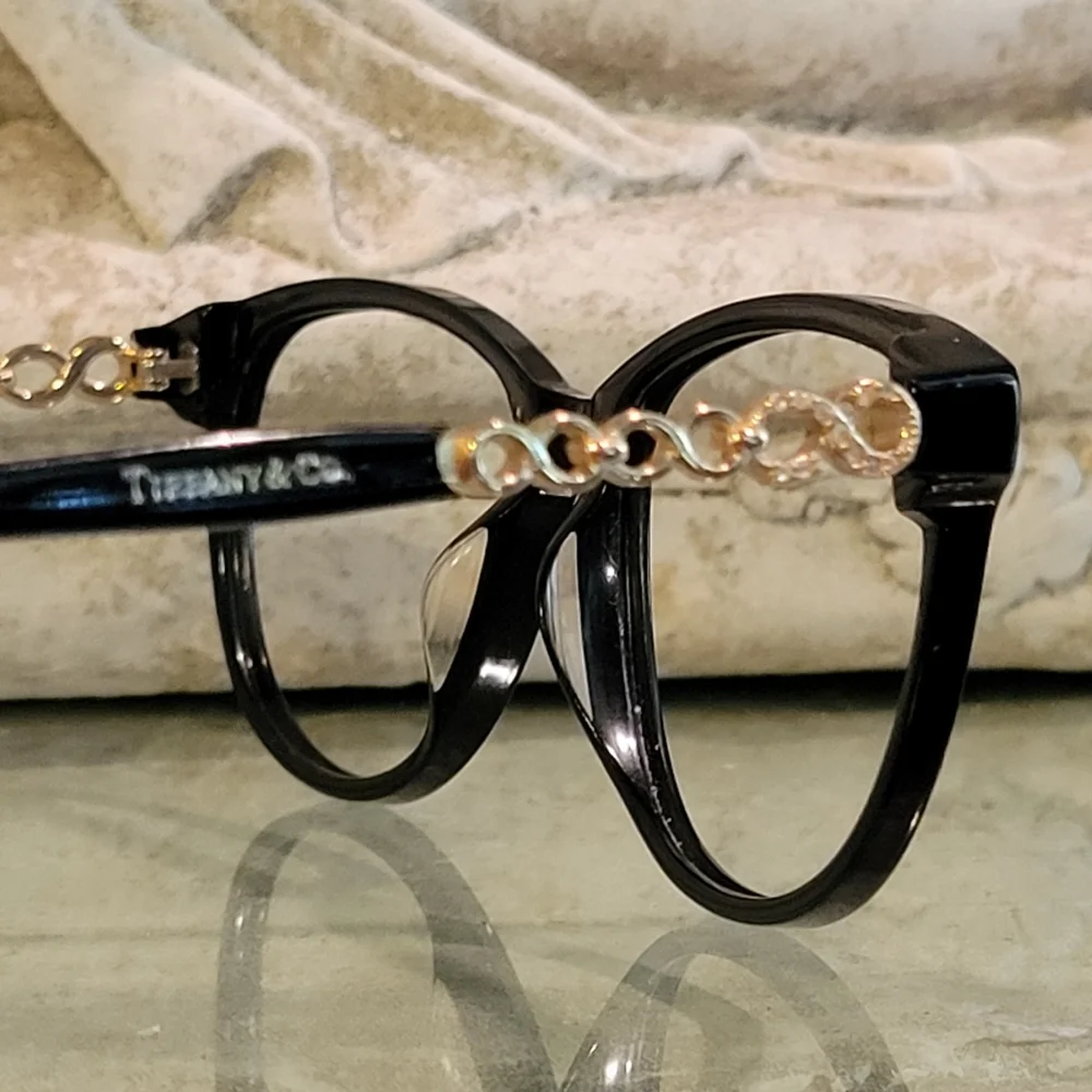 Tiffany & Company Infinity TF2120 Crystal Eyeglasses Luxury Frames NAM#492